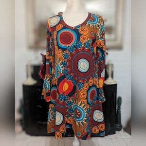 Win Win Flare Bottom/ Long Bell Sleeve Tunic